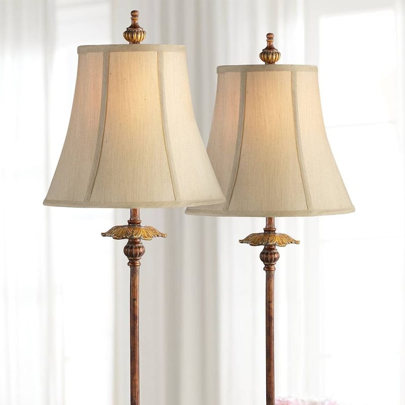 Light Bronze Buffet Table Lamp Set of 2 36" x 12" Bed Bath & Beyond