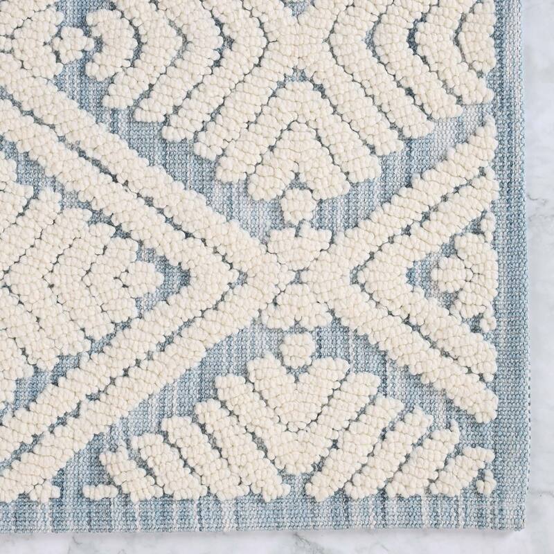 Superior Ceton Geometric Washable Bath Rug, Set of 2