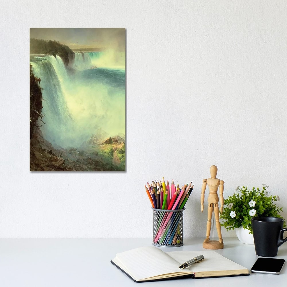 iCanvas "Niagara Falls, from the American Side, 1867" by Frederic Edwin Church Canvas Print