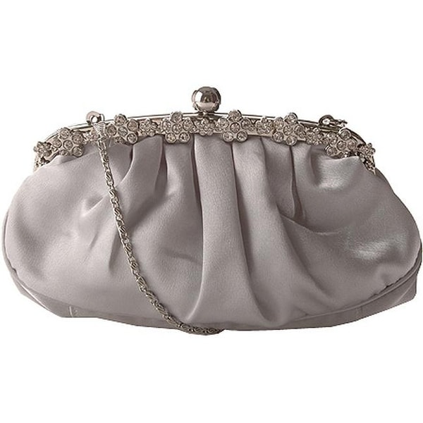 J. Furmani Women's 81025 Clutch Rhinestone Frame Silver - us women's one size (size none)