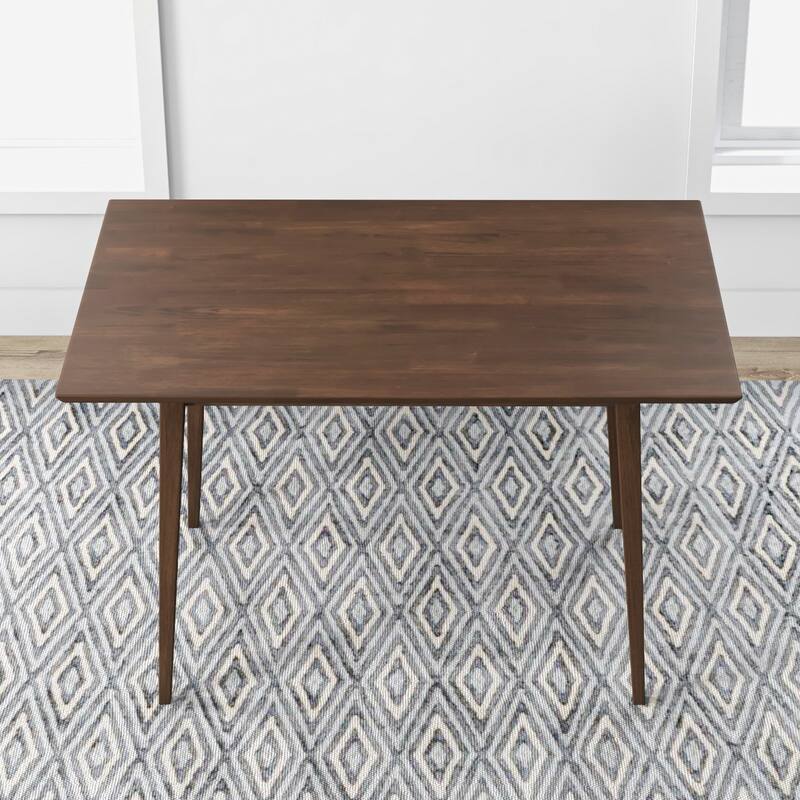 Mary Modern Style Solid Wood Rectangular Dining Kitchen Table