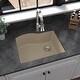 preview thumbnail 5 of 58, Karran Undermount Quartz 24 in. Single Bowl Kitchen Sink Kit
