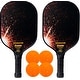 preview thumbnail 1 of 7, Franklin Sports Pickleball 2 Player Carbon Fiber Paddle and X-40 Pickleball Set
