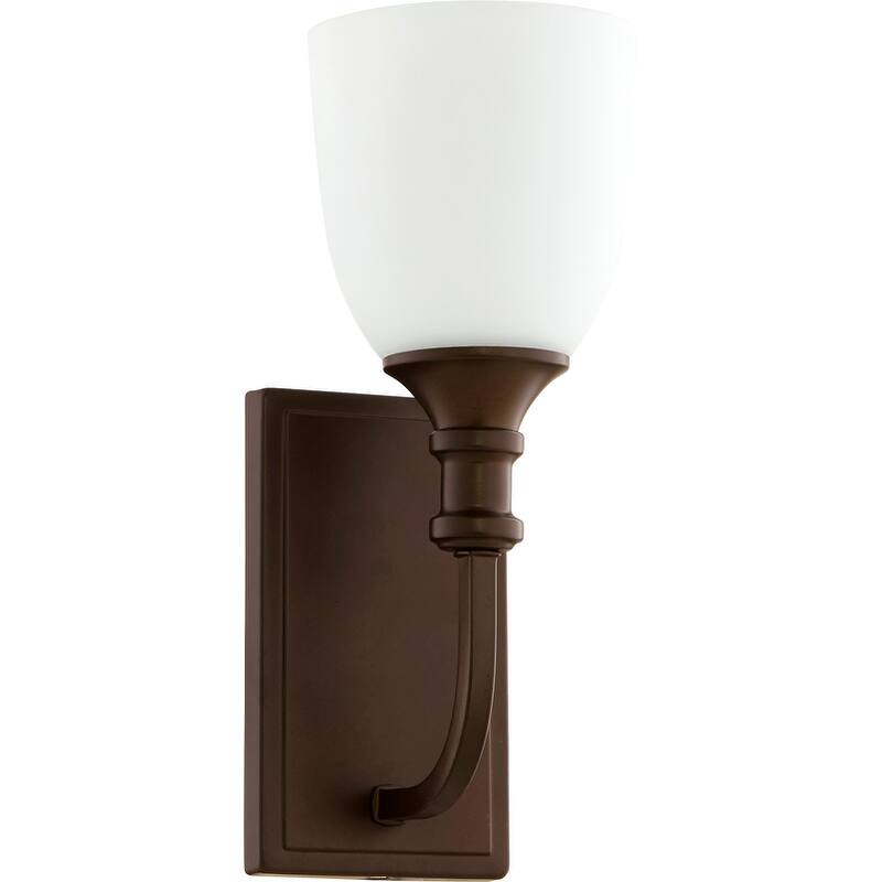 Quorum International Richmond Single Light 5-1/4" Wide Bathroom Sconce - Oiled Bronze