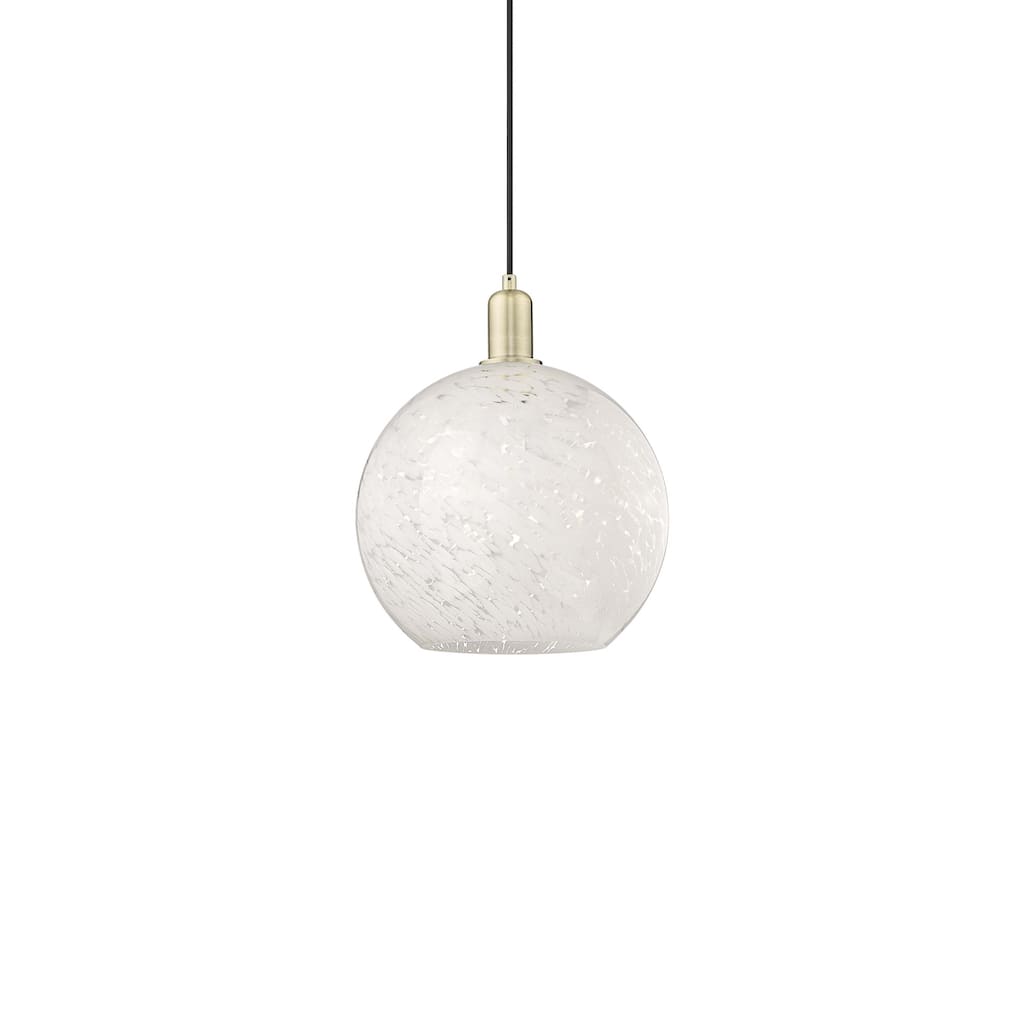 Innovations Lighting 716-1P-15-12 White Mouchette Pendant White