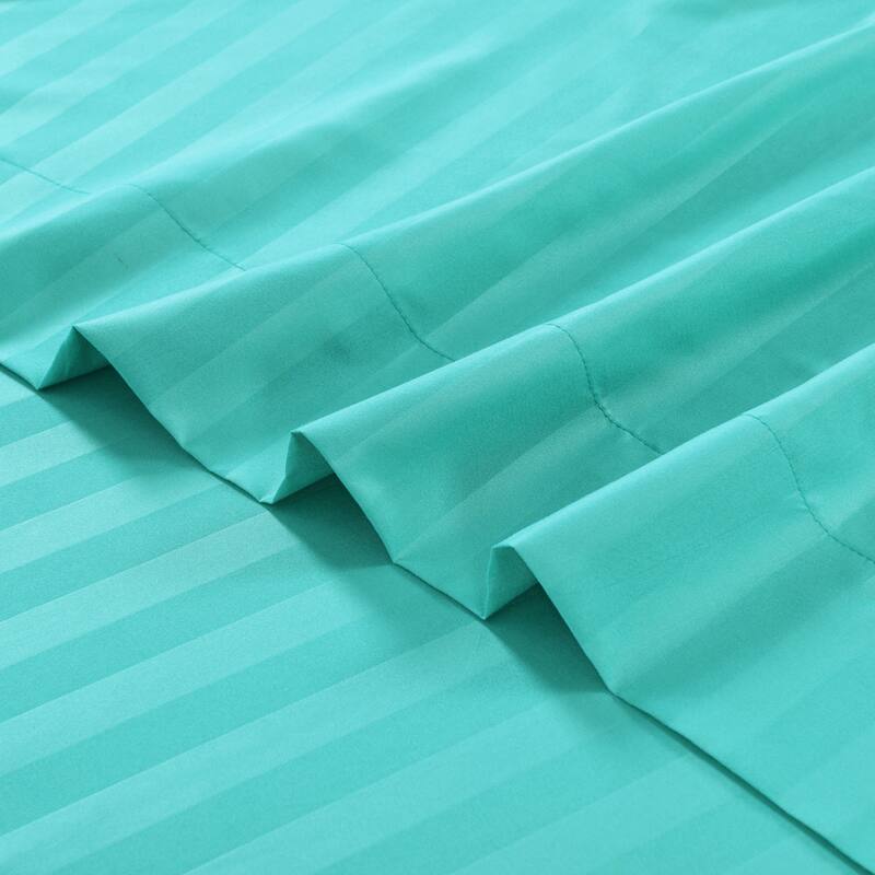 3/4 Pcs Luxury Stripe Bed Sheets Set