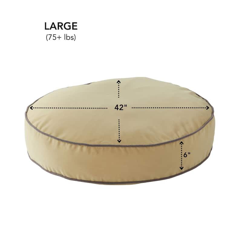 Scout Round Reversible Pillow Dog Bed