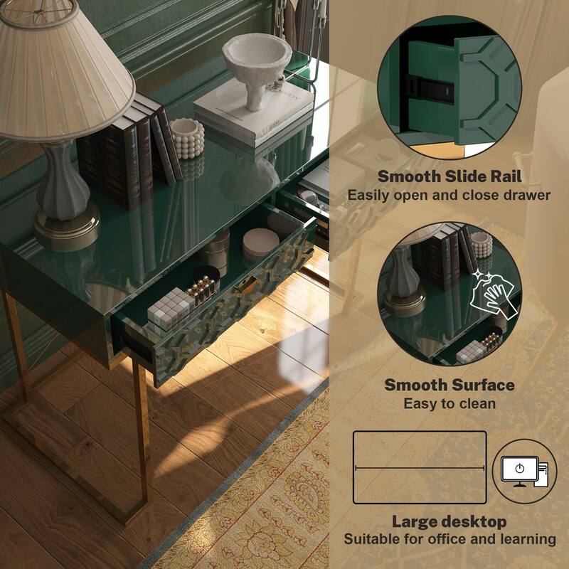 Side table with 2 drawers