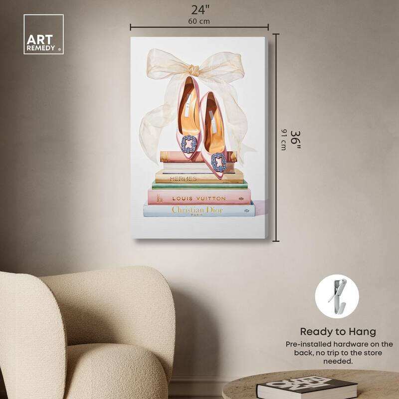 Designer Library Canvas by Art Remedy, Gallery Wrapped