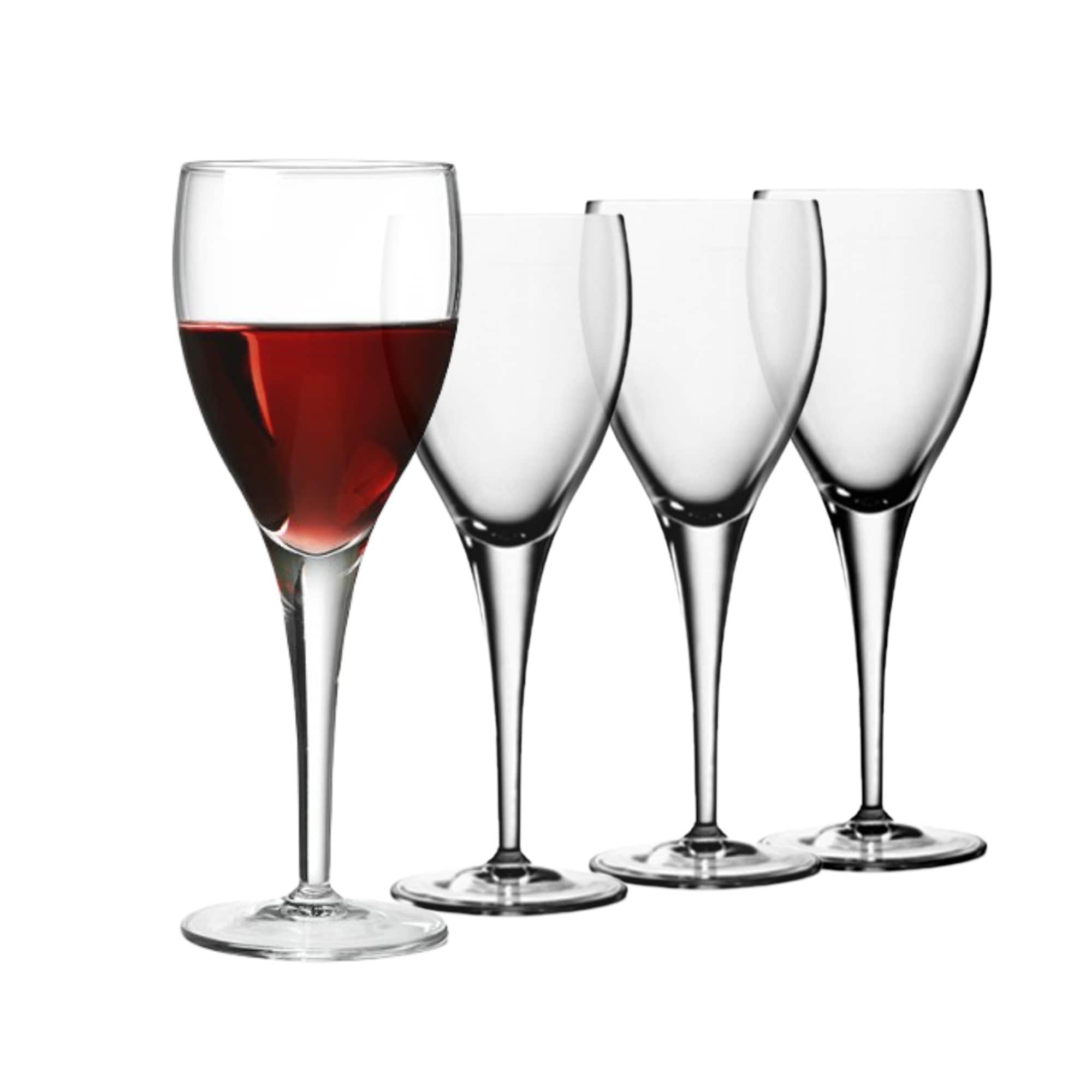 Luigi Bormioli Set of 4 Michelangelo Wine Glasses - 8 oz