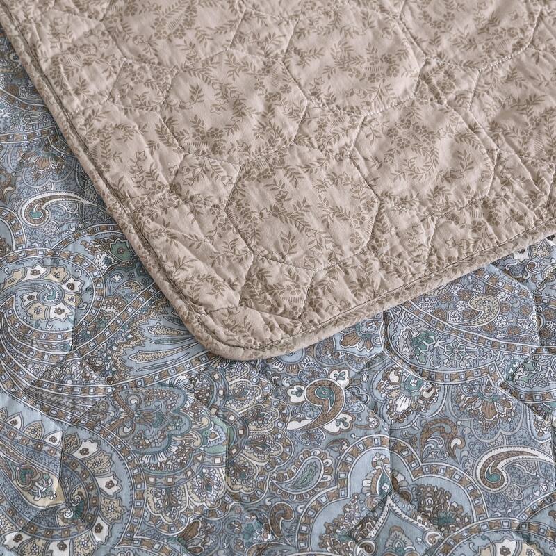 Stone Cottage Emilia Cotton Reversible Quilt Set