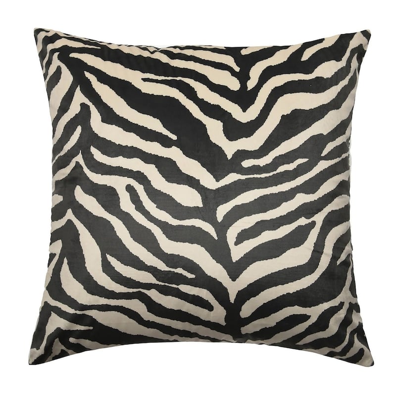 StyleCraft Dann Foley - Tuxedo - Velvet Tux Pleat Pillow