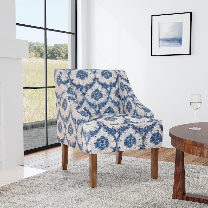 Porch & Den Holman Upholstered Swoop Arm Chair