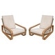 preview thumbnail 21 of 23, Christopher Knight Home - Outdoor Lounge Chair Acacia Wood with Beige Cushions