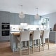 preview thumbnail 2 of 14, Dalia Indoor 3-light Crystal Chandelier