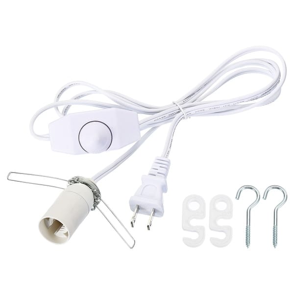 6Ft Extension Hanging Lantern Cord Cable 125V E12 Light Socket w Cord