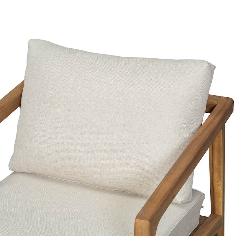 Christopher Knight Home - Westin Outdoor Acacia Wood Club Chair with Cushions Set of 2 (Only Chair)