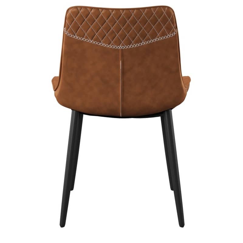 Linon Cary Brown Dining Chairs (Set of 2)