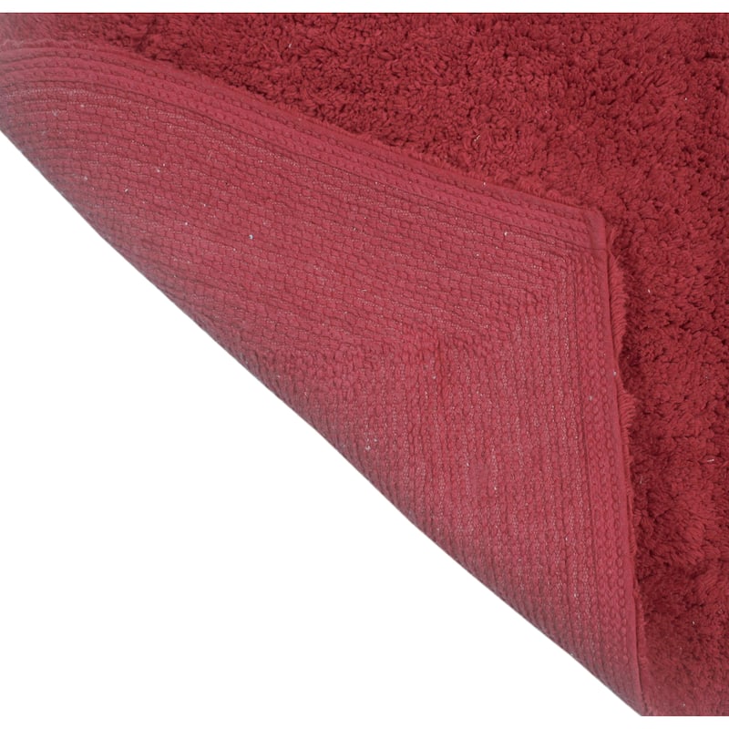 Waterford Collection 100% Cotton Non-Slip Bathroom Rug Set, Machine Washable Bath Rug, 5 Piece Bath Mat Set with Contour