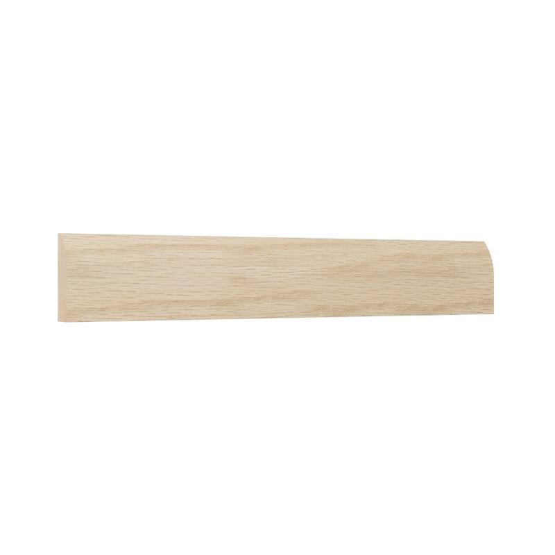 WM827: 3/8-in D x 1-1/4-in W x 96-in L Americraft Solid Hardwood Stain Grade Modern Stop Moulding