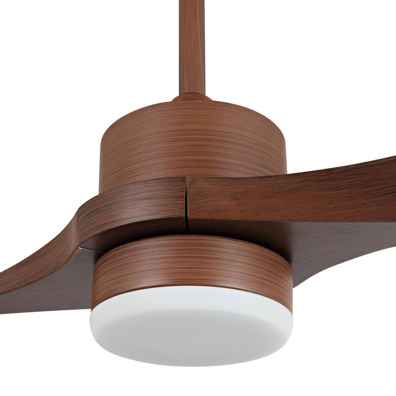 WINGBO 52 inch 2 Blades Modern Ceiling Fan with Lights and Remote - N/A