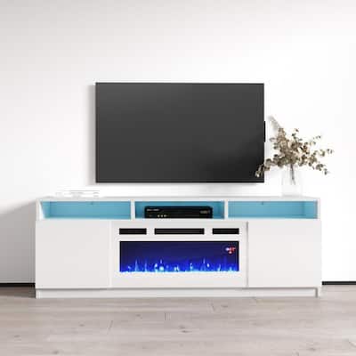 Reno WH05 Electric Fireplace Modern 63" TV Stand
