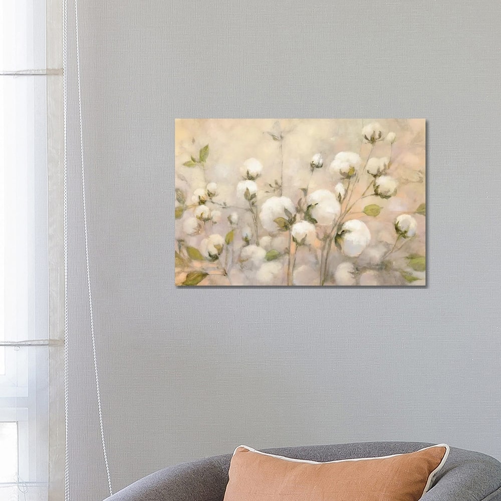 iCanvas "Cotton Field" by Julia Purinton Canvas Print