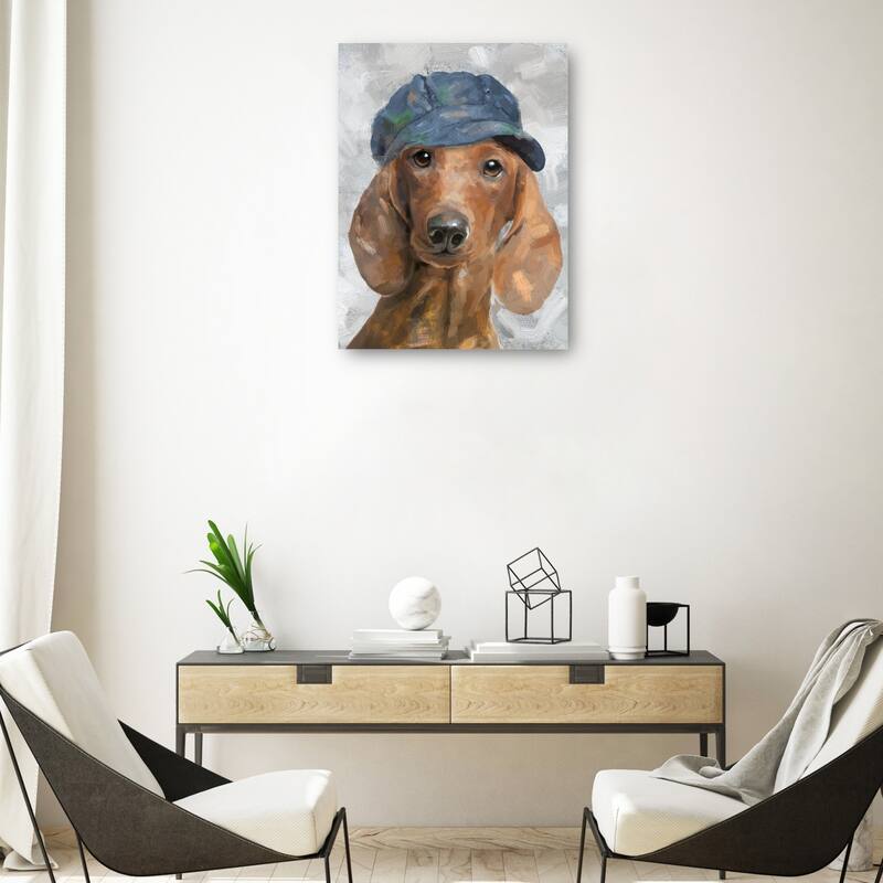Hat Happy III By Studio Arts Canvas Art Print