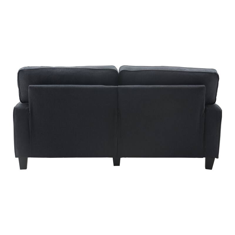 Serta Palisades Upholstered 73" Sofas for Living Room Modern Design Couch, Straight Arms, Soft Upholstery, Tool-Free Assembly