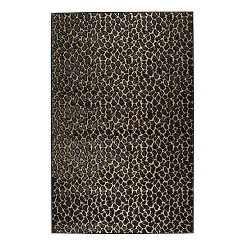 Bold Monkey It's A Wild World Baby Panther Area Rug 6'5" X 10' - Big