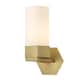Option Brushed Brass / Matte White