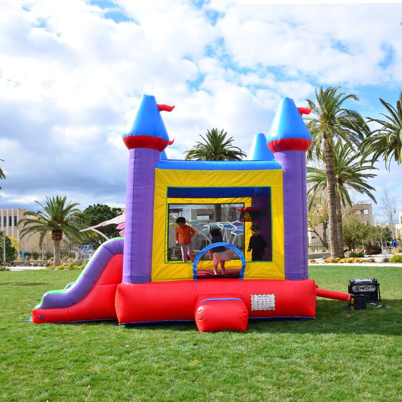 Commercial 12' x 17.5' Bounce House with Slide and Air Blower