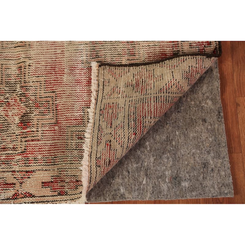 Geometric Bakhtiari Persian Rug Hand-Knotted Wool Carpet - 3'7" x 6'1"