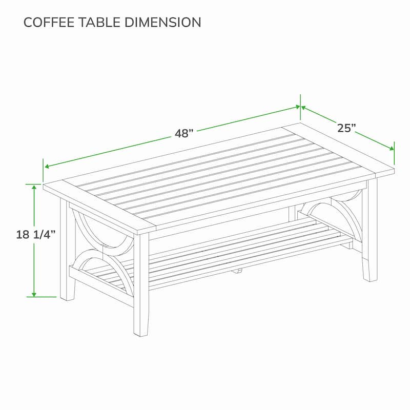 Cambridge Casual Lowell Teak Patio Conversation Set of 4