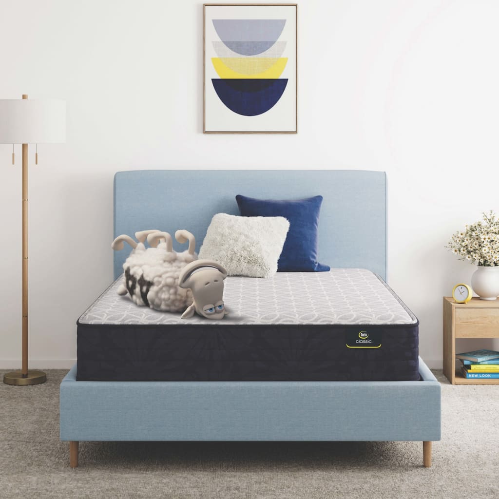 Serta Classic Clarks Hill LTD 11.5" Medium Mattress Set