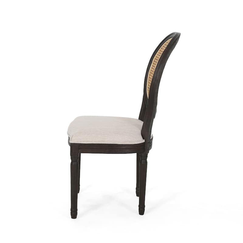 Govan Wooden Dining Chairs with Cushions (Set of 2) by Christopher Knight Home