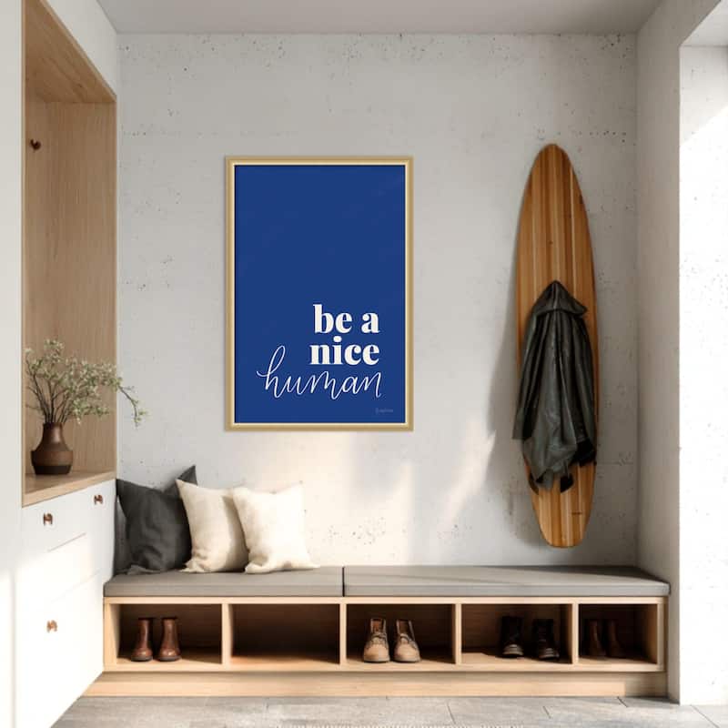 Amanti Art Framed Fabric Pinboard Bright Home II by Becky Thorns Printed Bulletin Board - Board Size 24 x 36