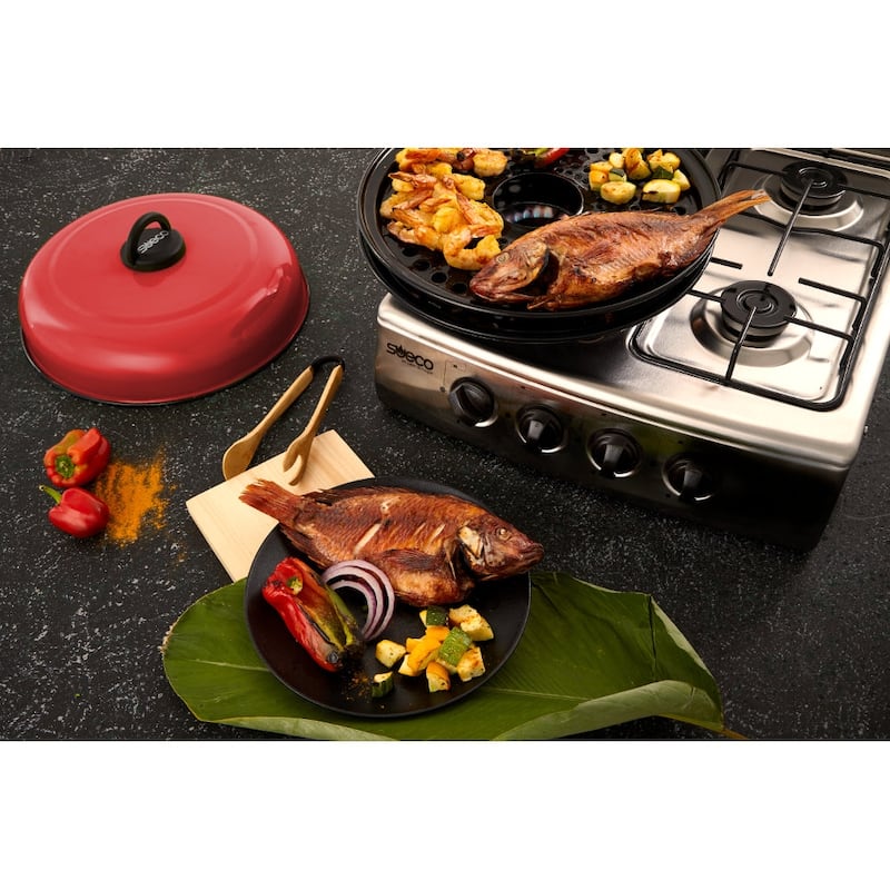 Indoor Smokeless Grill ASATODO Nonstick Stovetop Grill by Artesano Home Decor