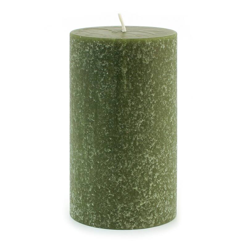 ROOT Unscented 4 In Timberline™ Pillar Candle 1 ea. - Dark Olive - 4 X 6