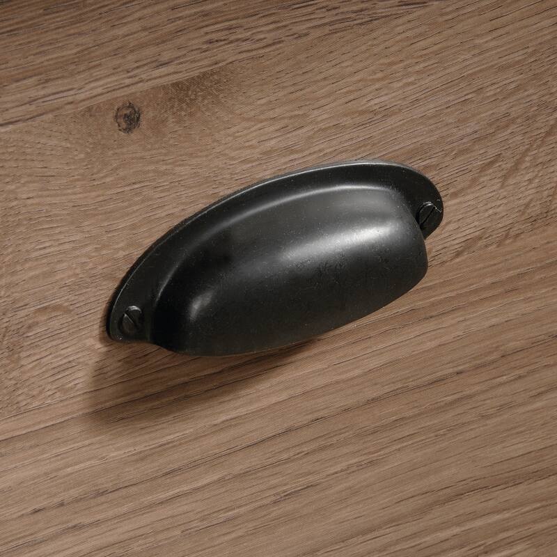 Engineered Wood Coastal Lateral File with Storage Solution, Brown - 31.97" W × 21.18" D × 31.02" H