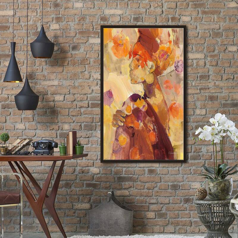 "Celebrate Beauty II" Print on Floating Canvas
