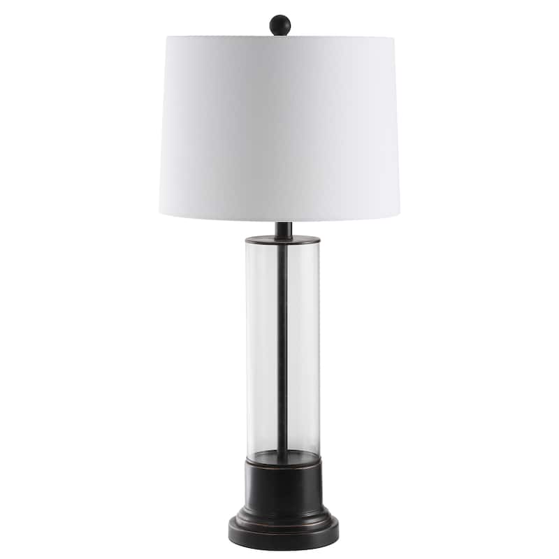 SAFAVIEH Lighting Tamta 31-inch Black LED Table Lamp (Set of 2) - 14"x14"x30.5" - 14Wx14Dx31H