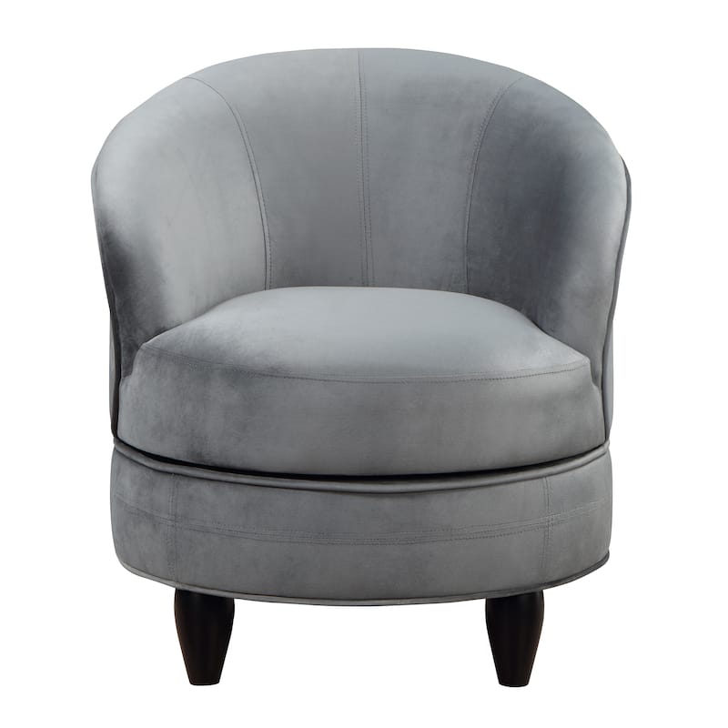 Steve Silver Stella Velvet Swivel Accent Chair