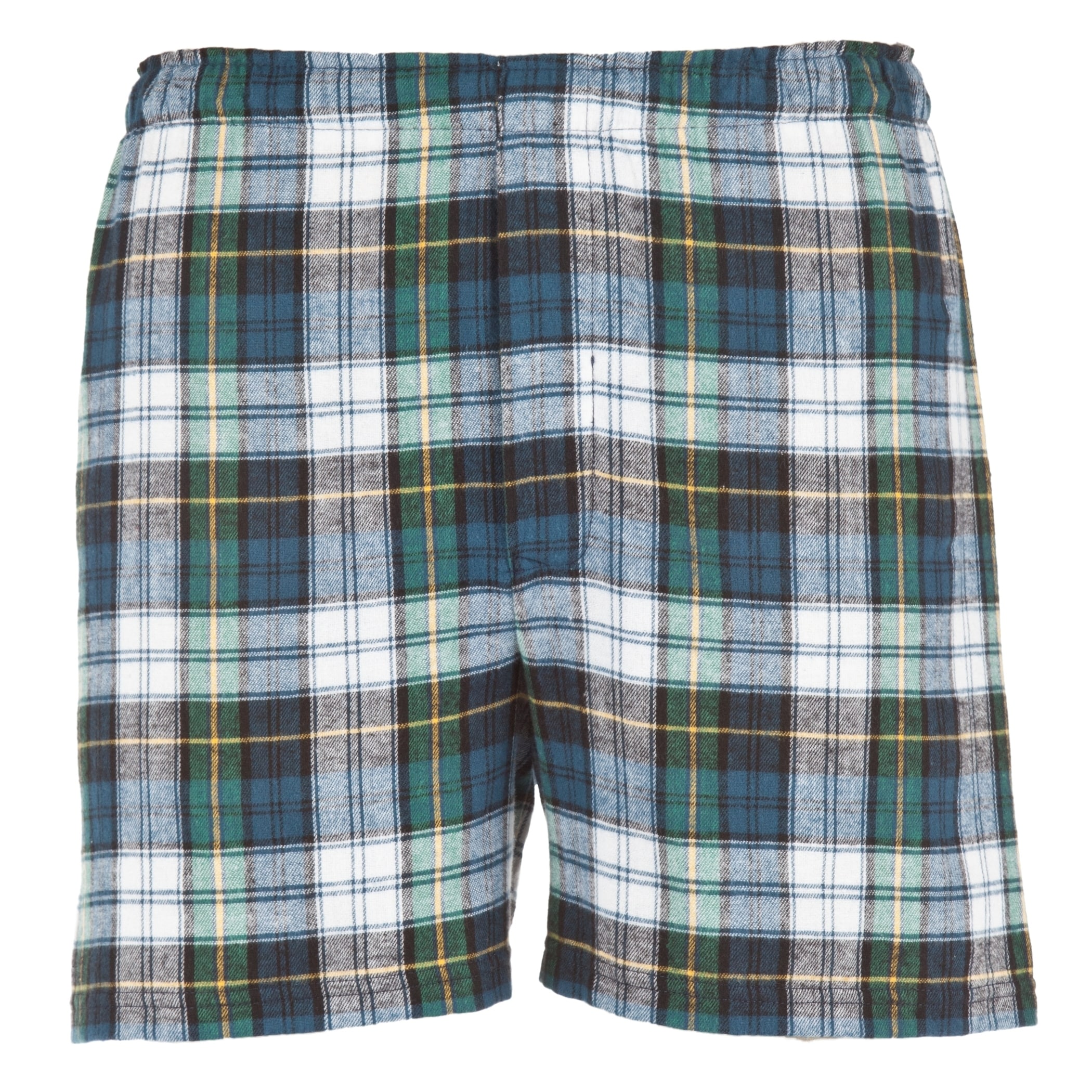men's flannel boxer sleep shorts