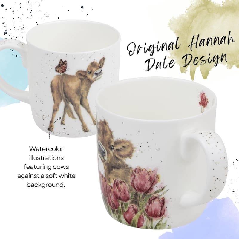 Royal Worcester Wrendale Design Mug Farm Animals