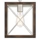 preview thumbnail 22 of 26, Acroma 1-light Farmhouse Rustic Rectangle Kitchen Island Pendant Light - 8 inches