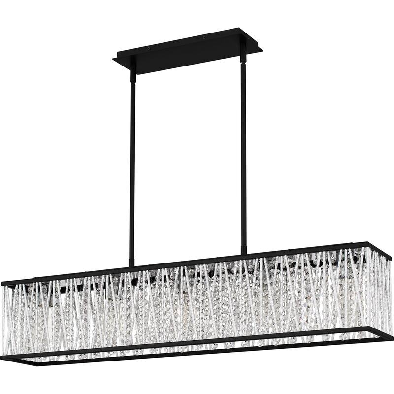 Celeste 5-Light Matte Black Island Light