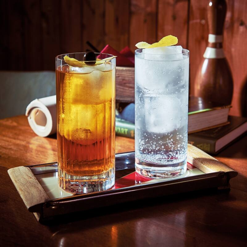 Luigi Bormioli Classico 16.5 oz. Beverage/Hiball Tumbler Glass,Set of 4