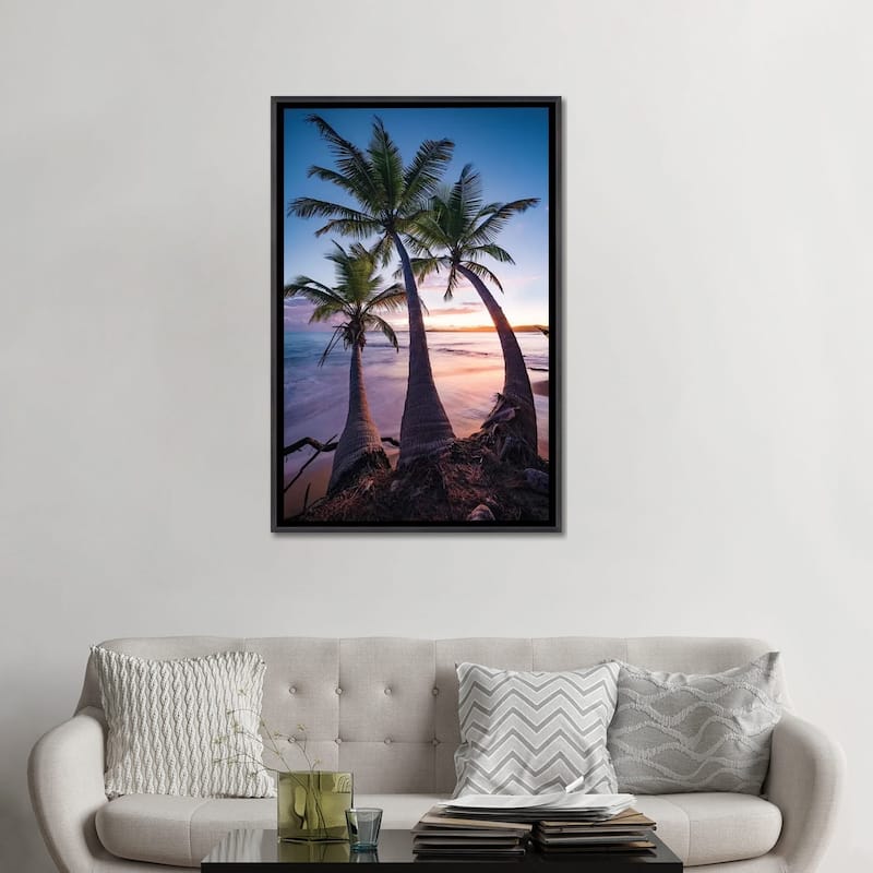"Tropical Triple - Caribbean" by Stefan Hefele Framed
