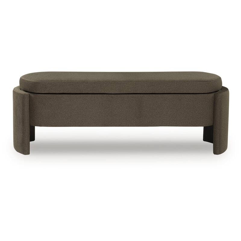 Signature Design by Ashley Vavuniya Dark Brown Storage Bench - 55" W x 18" D x 19" H